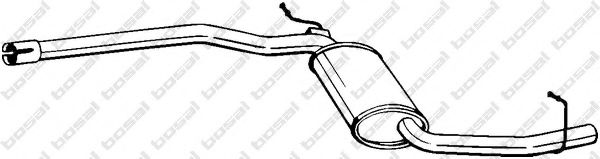 Средний глушитель выхлопных газов BOSAL 283-305
