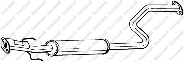 Средний глушитель выхлопных газов BOSAL 283-503