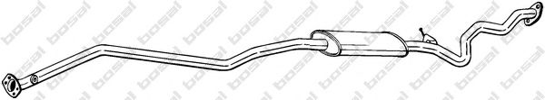 Средний глушитель выхлопных газов BOSAL 293-011