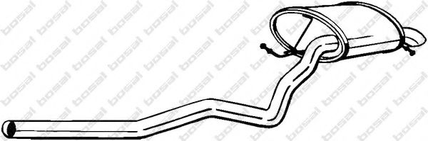 Глушитель выхлопных газов конечный BOSAL 282-713