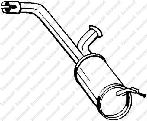 Глушитель выхлопных газов конечный BOSAL 135-099