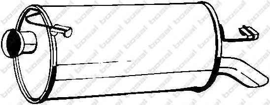 Глушитель выхлопных газов конечный BOSAL 135-609