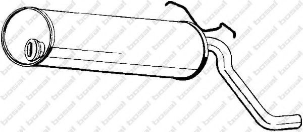 Глушитель выхлопных газов конечный BOSAL 135-569