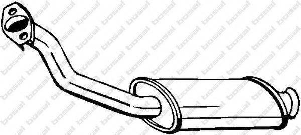 Предглушитель выхлопных газов BOSAL 135-073