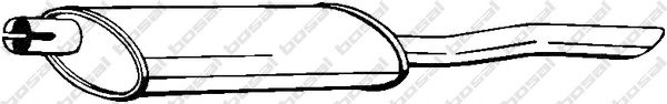 Глушитель выхлопных газов конечный BOSAL 141-001