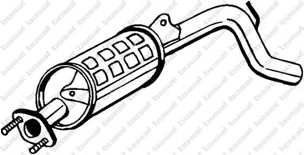 Глушитель выхлопных газов конечный BOSAL 283-493