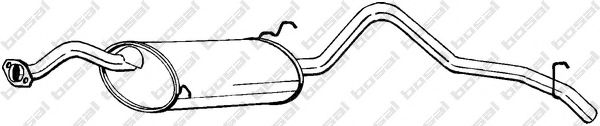 Глушитель выхлопных газов конечный BOSAL 285-003