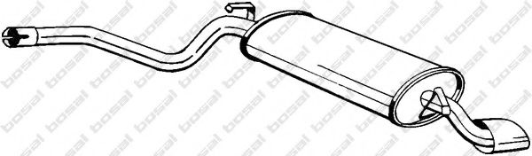 Глушитель выхлопных газов конечный BOSAL 280-215