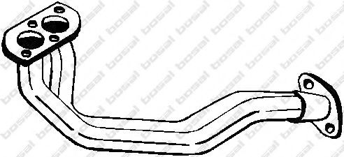Приемная труба глушителя bosal 785-085
