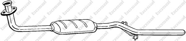 Предглушитель выхлопных газов bosal 283-255
