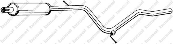 Средний глушитель выхлопных газов BOSAL 284-357