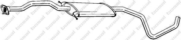 Средний глушитель выхлопных газов BOSAL 285-953