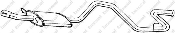 Глушитель выхлопных газов конечный BOSAL 284-081