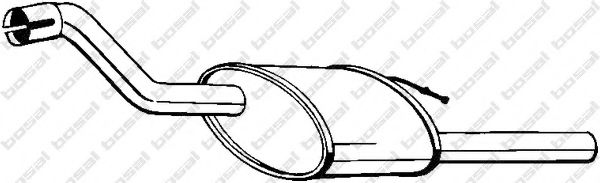 Глушитель выхлопных газов конечный BOSAL 154-313