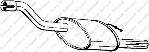 Глушитель выхлопных газов конечный BOSAL 154-379
