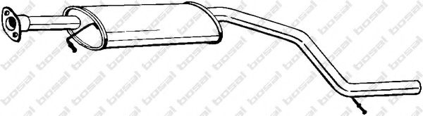 Средний глушитель выхлопных газов BOSAL 281-071