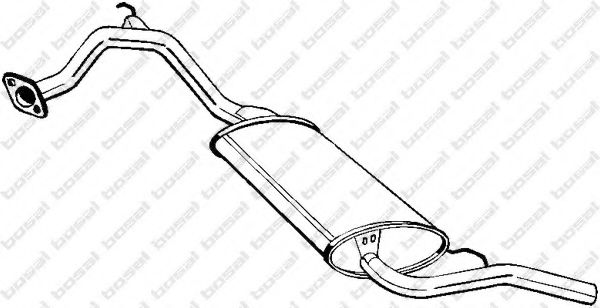 Глушитель выхлопных газов конечный BOSAL 278-515