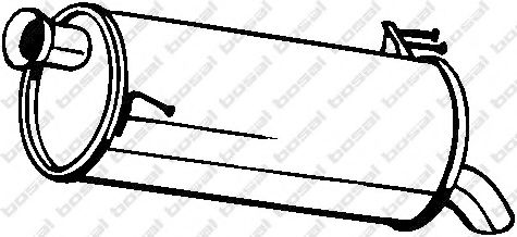 Глушитель выхлопных газов конечный BOSAL 165-037