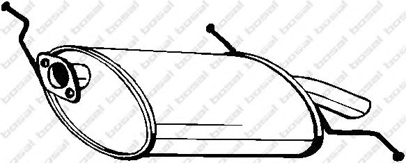 Глушитель выхлопных газов конечный BOSAL 171-469