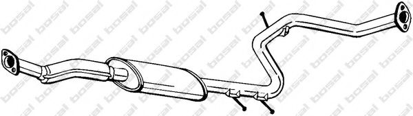 Средний глушитель выхлопных газов BOSAL 283-767