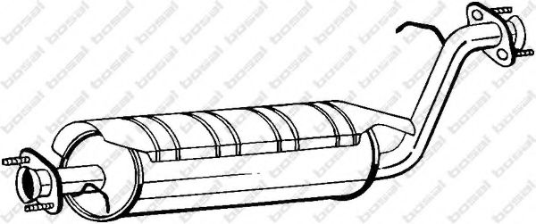 Средний глушитель выхлопных газов BOSAL 211-381