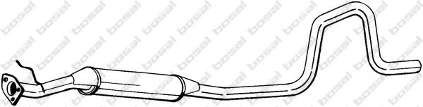 Средний глушитель выхлопных газов BOSAL 287-431