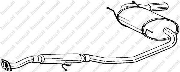 Глушитель выхлопных газов конечный BOSAL 283-421
