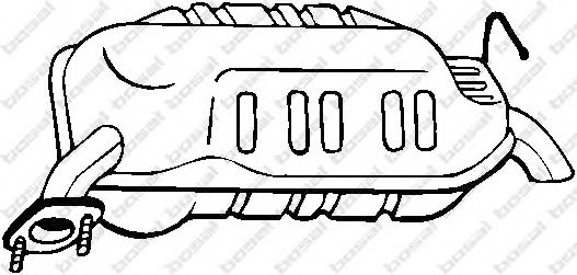 Глушитель выхлопных газов конечный BOSAL 171-635