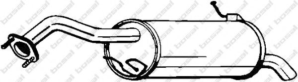Глушитель выхлопных газов конечный BOSAL 171-199