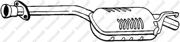 Средний глушитель выхлопных газов BOSAL 175-135