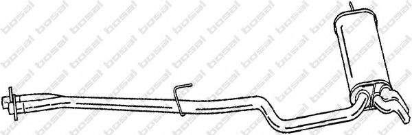 Глушитель выхлопных газов конечный BOSAL 288-119