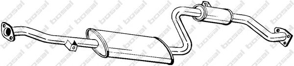 Средний глушитель выхлопных газов BOSAL 282-741