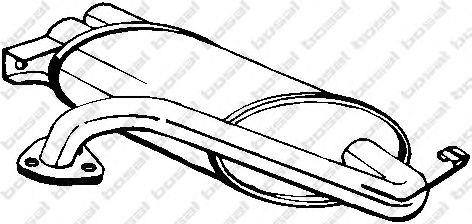 Глушитель выхлопных газов конечный BOSAL 177-115