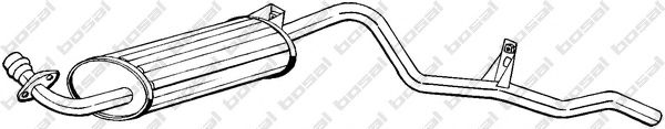 Глушитель выхлопных газов конечный BOSAL 281-837