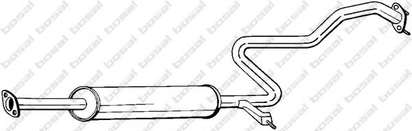 Средний глушитель выхлопных газов BOSAL 287-703