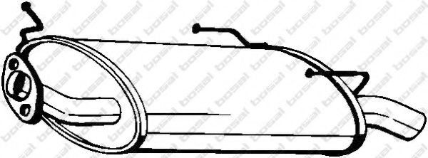 Глушитель выхлопных газов конечный BOSAL 145-521