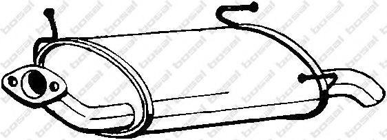 Глушитель выхлопных газов конечный BOSAL 145-131