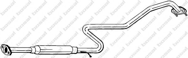 Средний глушитель выхлопных газов BOSAL 286-125
