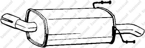 Глушитель выхлопных газов конечный BOSAL 185-099