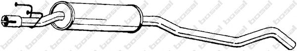 Средний глушитель выхлопных газов BOSAL 281-039