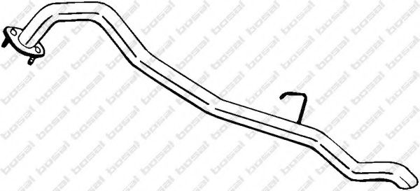 Приемная труба глушителя BOSAL 451-363