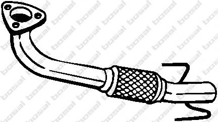 Приемная труба глушителя BOSAL 750-071