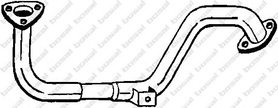 Приемная труба глушителя BOSAL 787-255