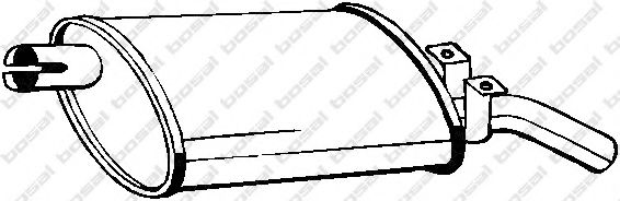 Глушитель выхлопных газов конечный BOSAL 200-953