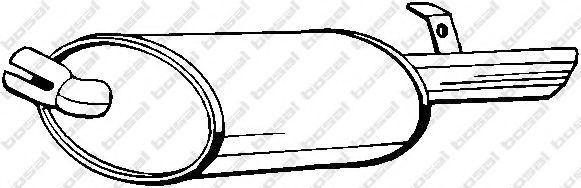 Глушитель выхлопных газов конечный RENAULT 77.00.777.020