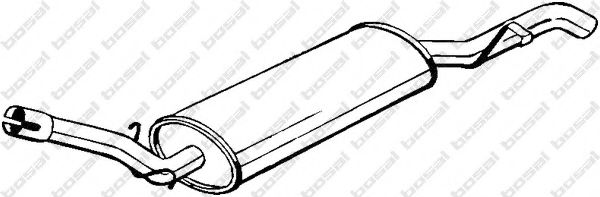 Глушитель выхлопных газов конечный BOSAL 227-011