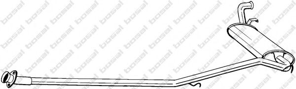 Глушитель выхлопных газов конечный BOSAL 287-265