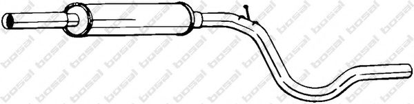 Средний глушитель выхлопных газов BOSAL 279-119