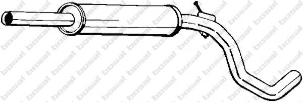 Средний глушитель выхлопных газов BOSAL 233-603
