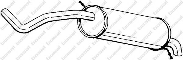 Глушитель выхлопных газов конечный BOSAL 278-039
